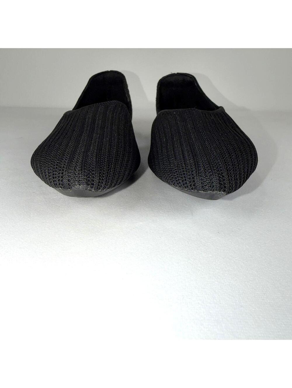 Frank Mully Pointed Toe Black d’Orsay Flats - 9.5 - Picture 7 of 7
